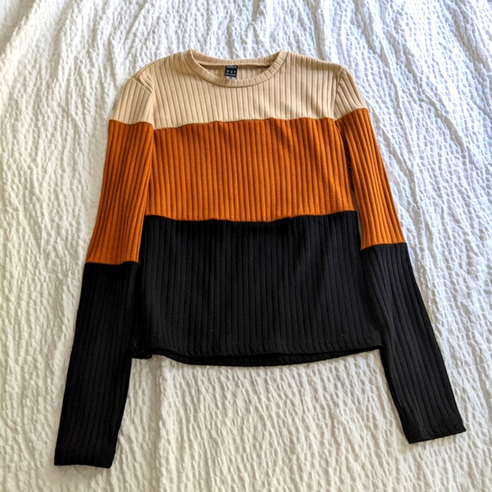 SheIn retro style fall top